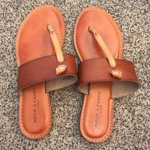Rock & Candy Cognac Sandals